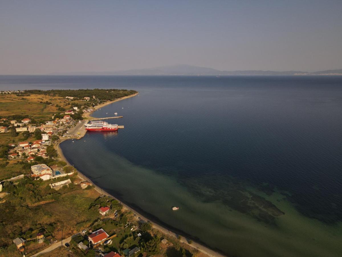 Pension Lakis Прінос Екстер'єр фото